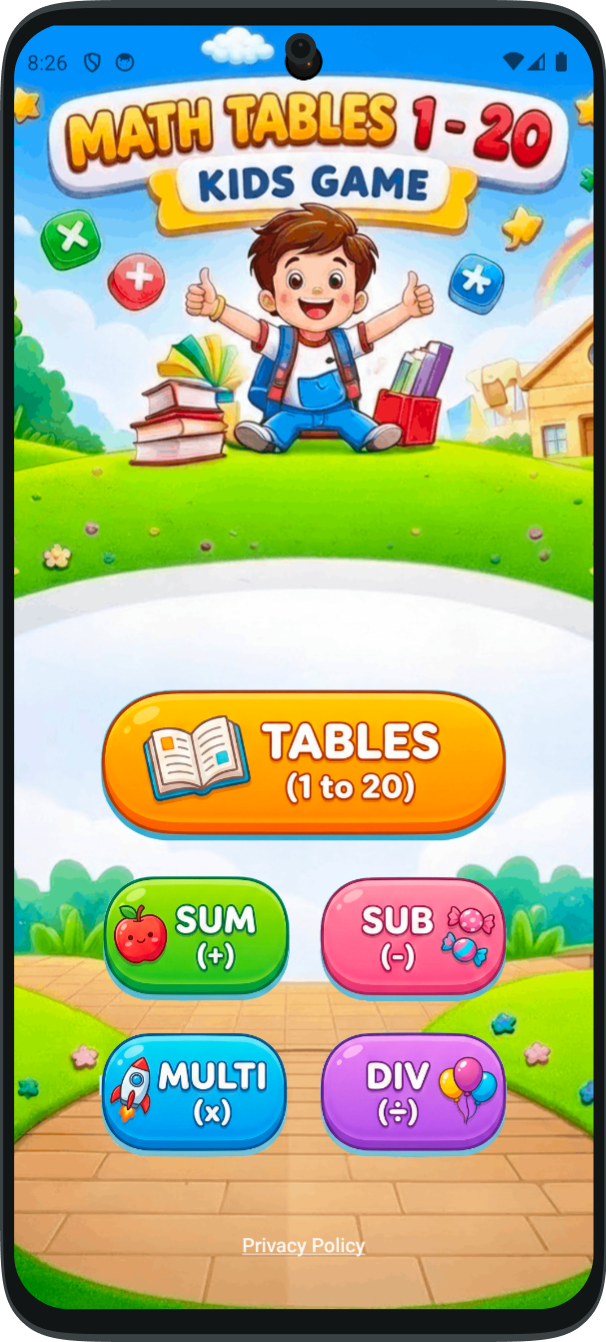 Safe Kids Environment Screen